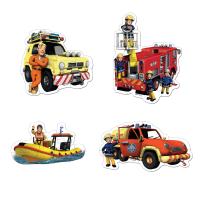 Fireman Sam 4 in 1 Shaped Jigsaw Puzzles Extra Image 1 Preview